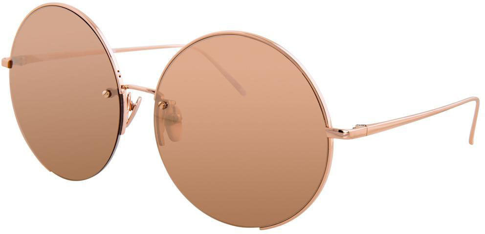 Color_LFL626C3SUN - Linda Farrow 626 C3 Round Sunglasses
