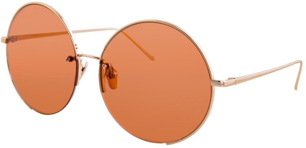 Color_LFL626C5SUN - Linda Farrow 626 C5 Round Sunglasses