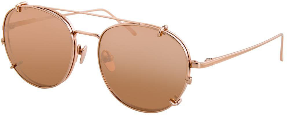 Color_LFL646C3SUN - Linda Farrow 646 C3 Oval Sunglasses