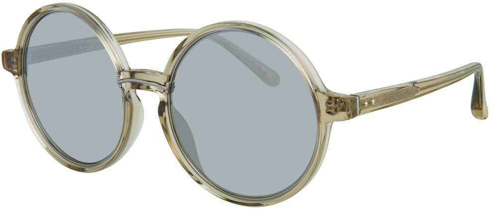 Color_LFL650C5SUN - Linda Farrow 650 C5 Round Sunglasses