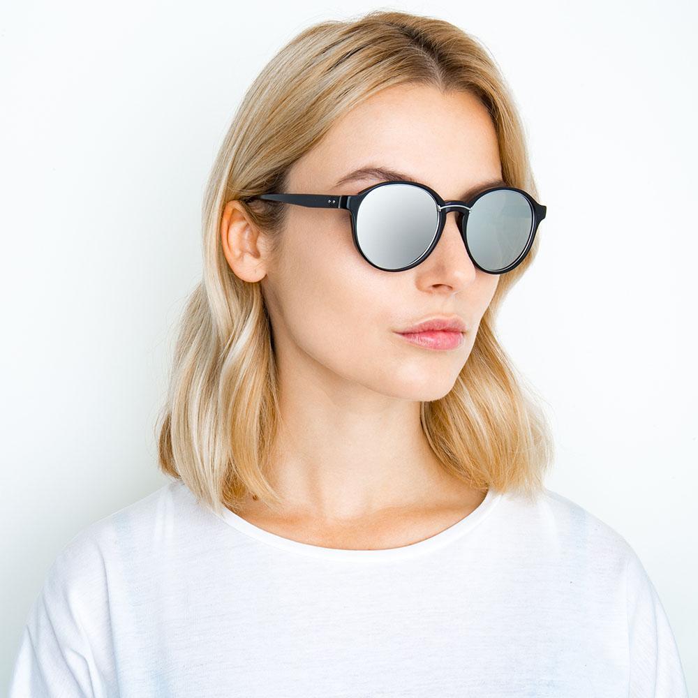 Color_LFL652C3SUN - Linda Farrow 652 C3 Oval Sunglasses
