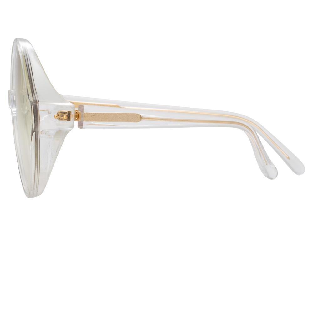 Color_LFL657C10SUN - Linda Farrow 657 C10 Round Sunglasses