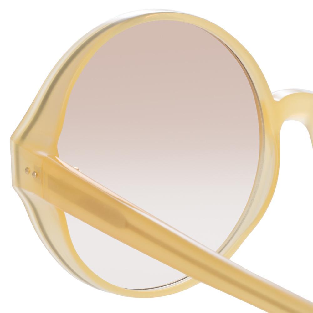 Color_LFL657C16SUN - Linda Farrow 657 C16 Round Sunglasses
