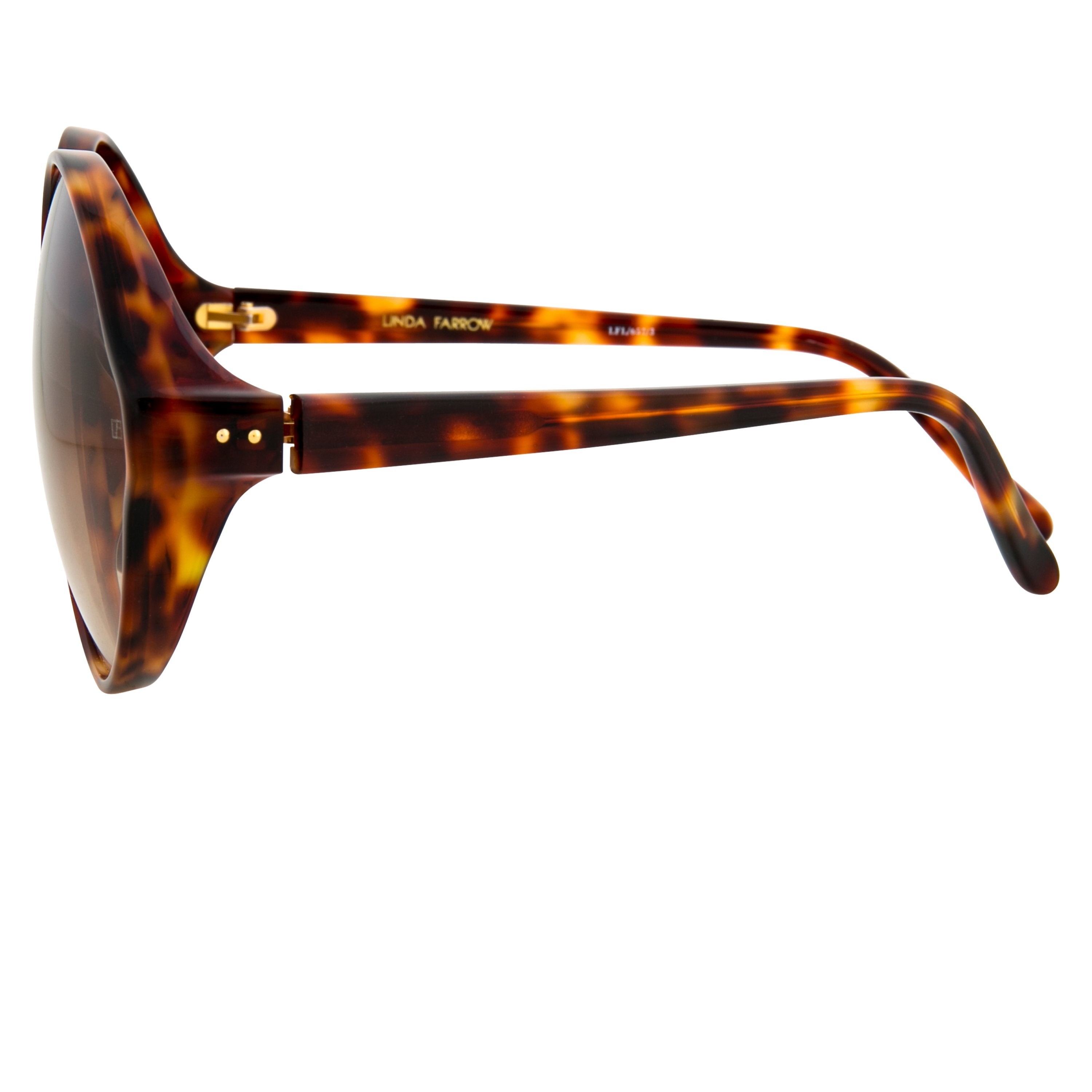 Color_LFL657C3SUN - Linda Farrow 657 C3 Round Sunglasses