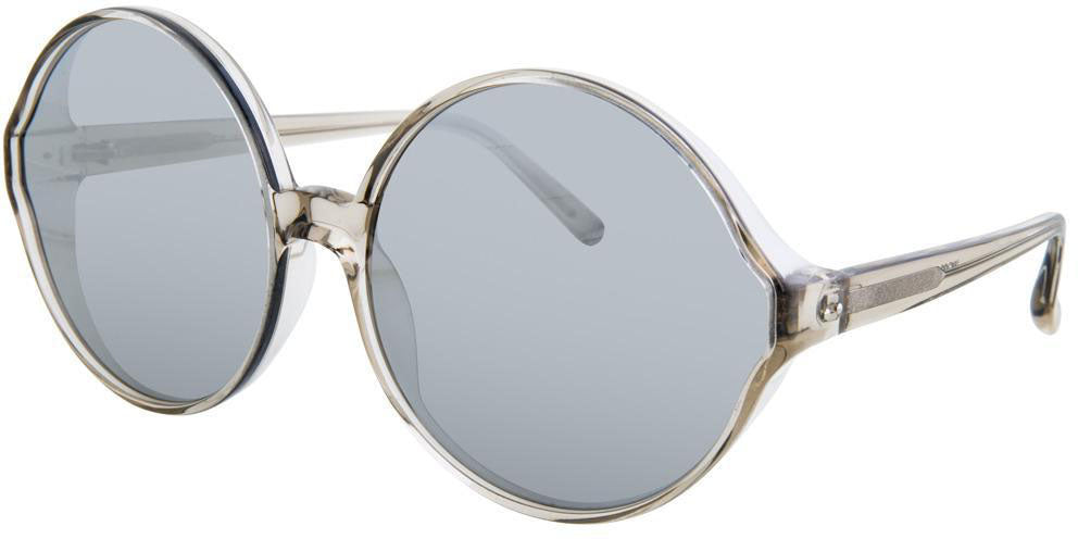 Color_LFL657C6SUN - Linda Farrow 657 C6 Round Sunglasses