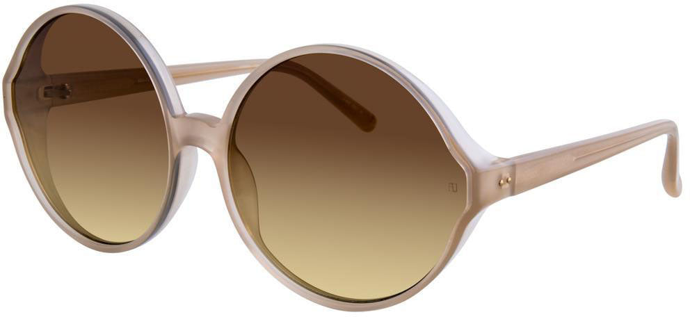 Color_LFL657C8SUN - Linda Farrow 657 C8 Round Sunglasses