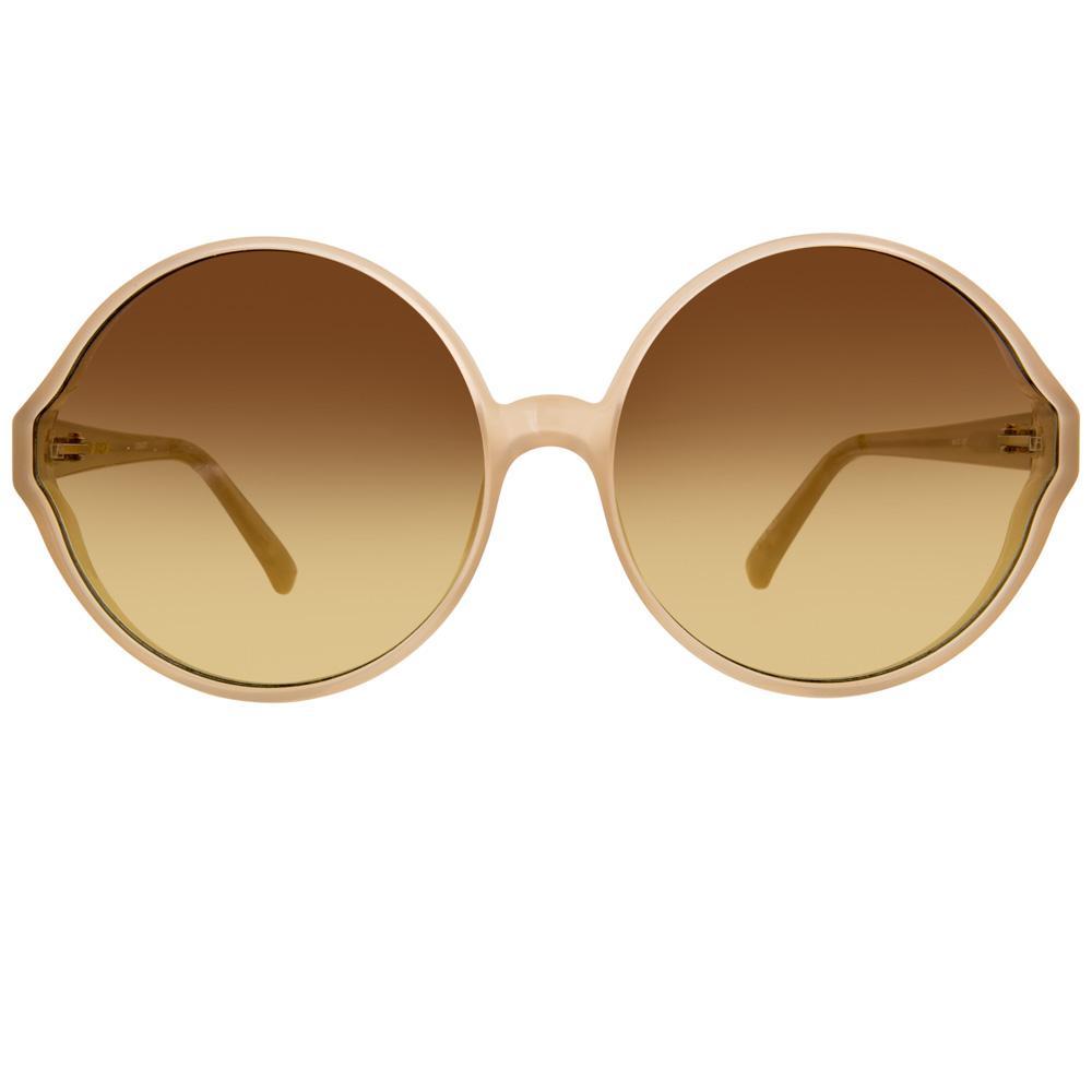 Color_LFL657C8SUN - Linda Farrow 657 C8 Round Sunglasses