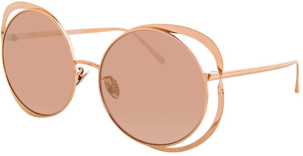 Color_LFL659C3SUN - Linda Farrow 659 C3 Round Sunglasses