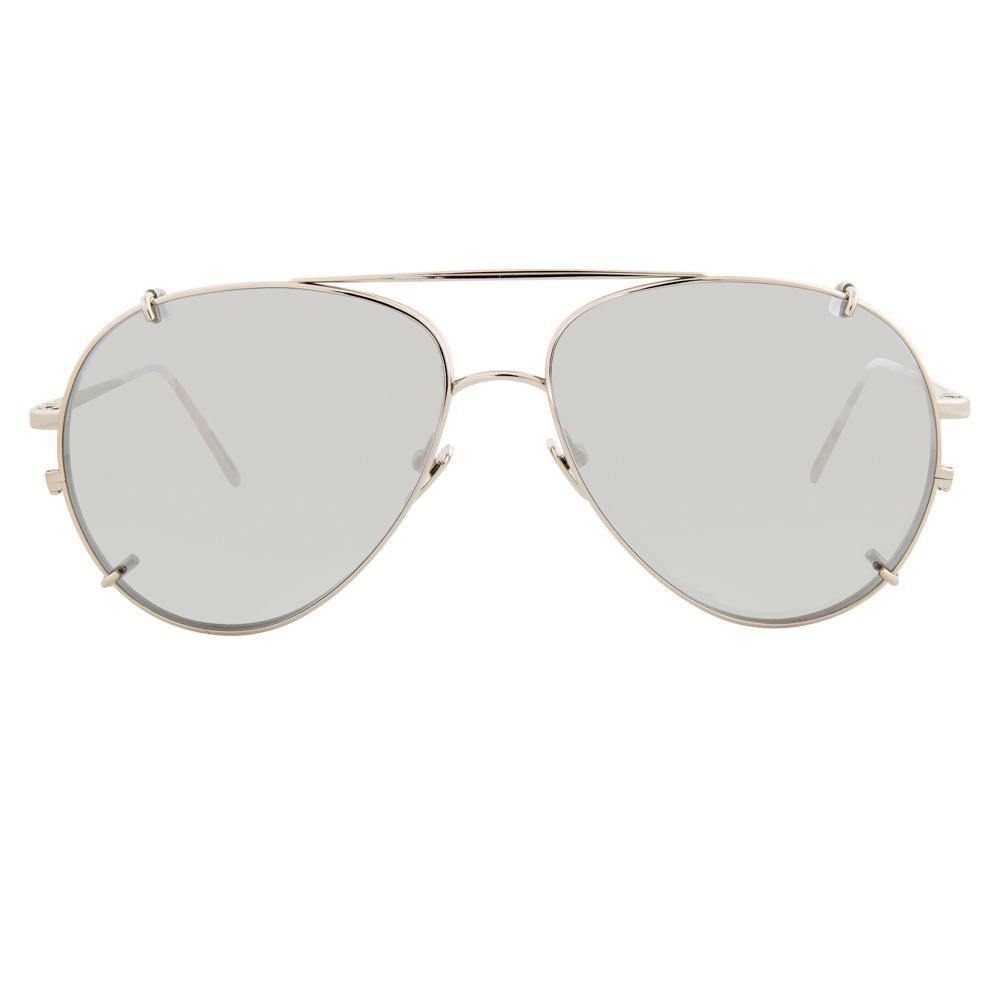 Color_LFL666C2SUN - Linda Farrow 666 C2 Aviator Sunglasses