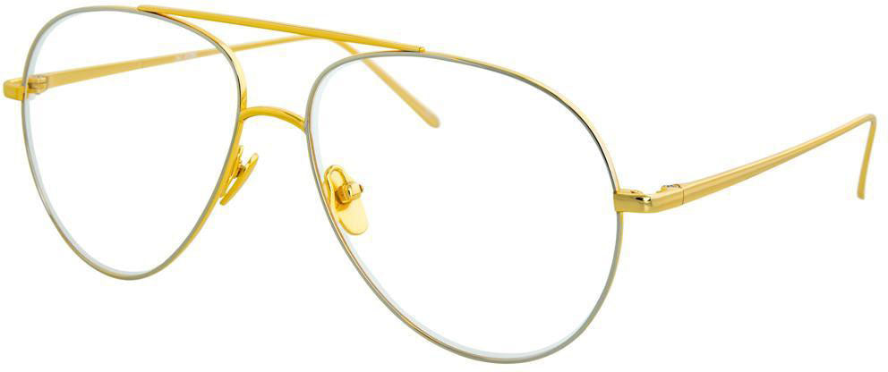 Color_LFL666C7OPT - Linda Farrow 666 C7 Aviator Optical Frame