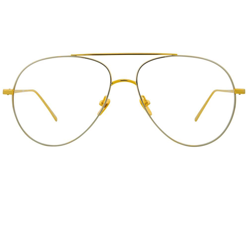 Color_LFL666C7OPT - Linda Farrow 666 C7 Aviator Optical Frame