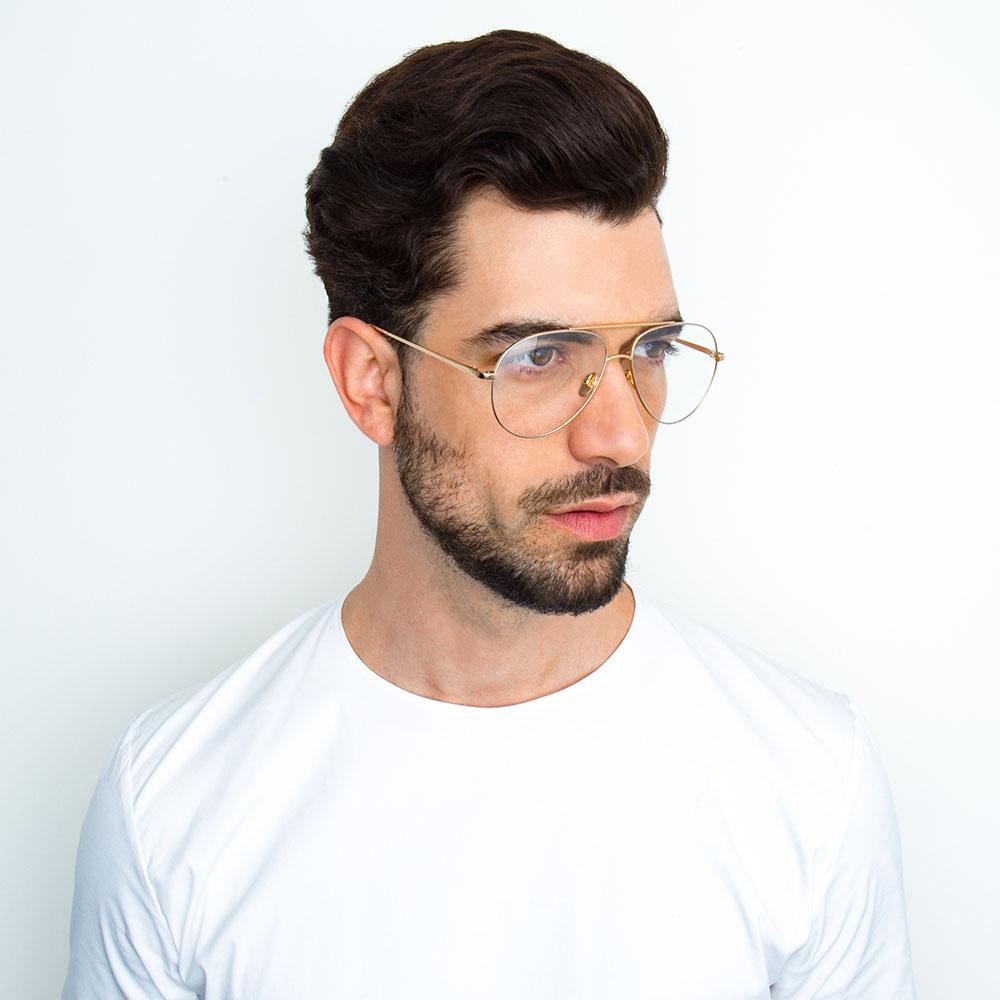 Color_LFL666C7OPT - Linda Farrow 666 C7 Aviator Optical Frame