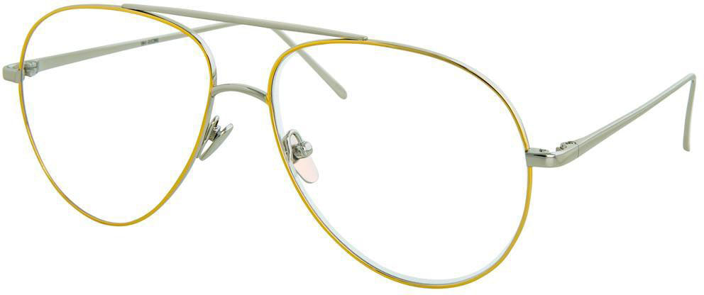 Color_LFL666C8OPT - Linda Farrow 666 C8 Aviator Optical Frame