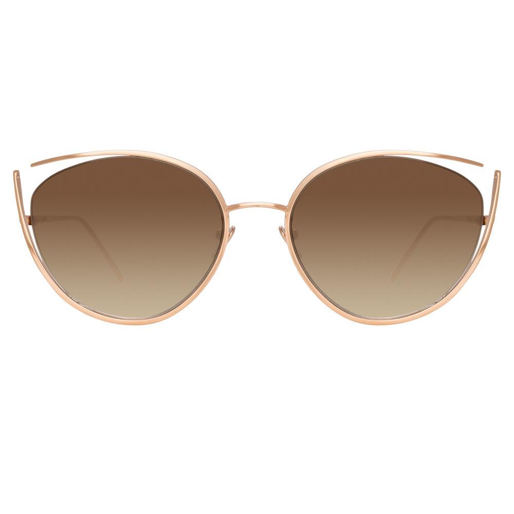 Color_LFL668C6SUN - Linda Farrow Fontaine C6 Cat Eye Sunglasses
