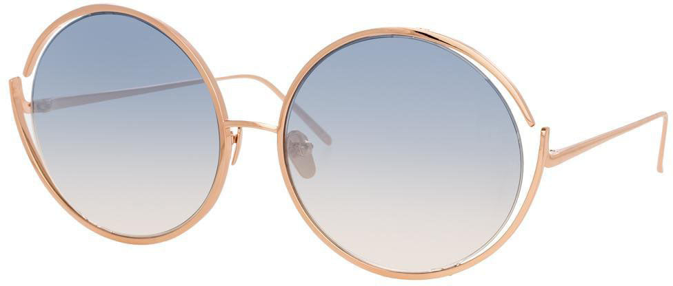 Color_LFL680C14SUN - Linda Farrow Fontaine C14 Round Sunglasses