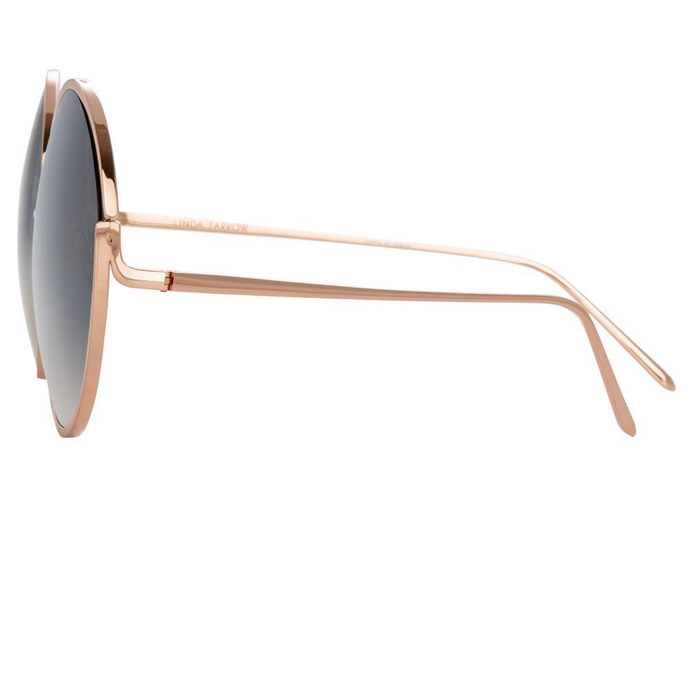 Color_LFL680C14SUN - Linda Farrow Fontaine C14 Round Sunglasses