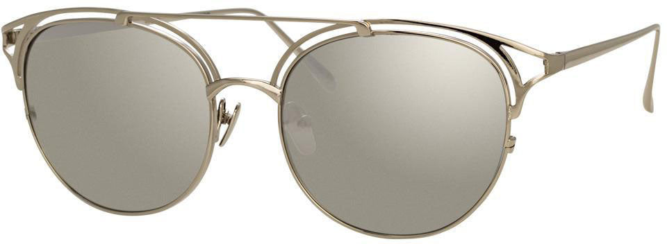 Color_LFL682C2SUN - Linda Farrow Stewart C2 Aviator Sunglasses