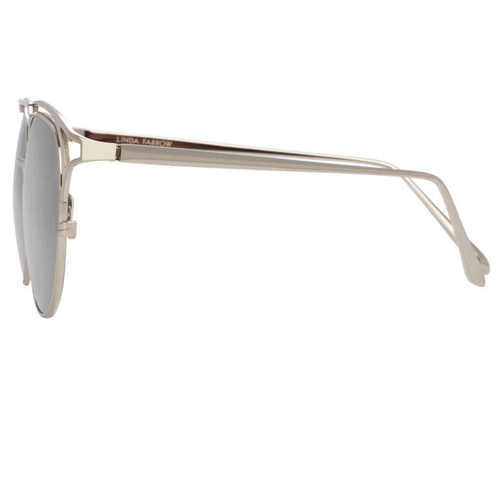 Color_LFL682C2SUN - Linda Farrow Stewart C2 Aviator Sunglasses