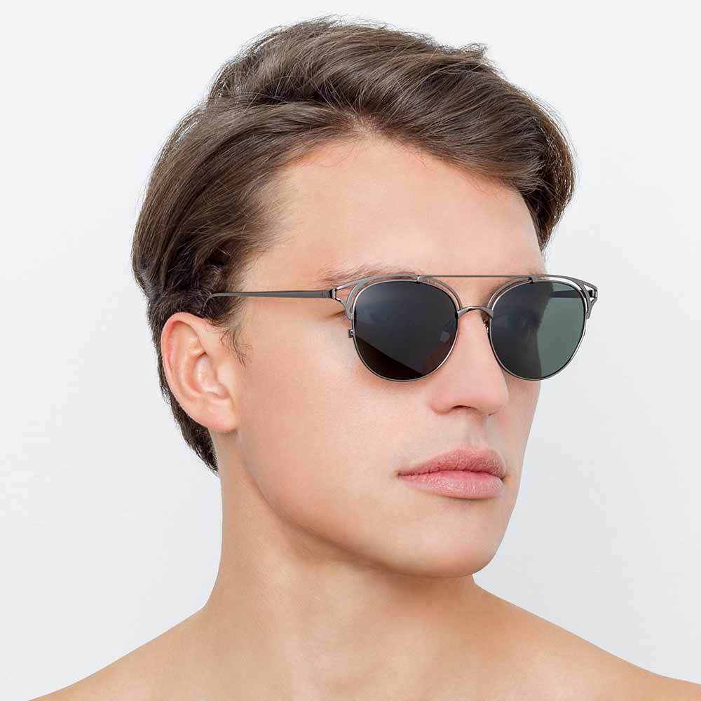 Color_LFL682C4SUN - Linda Farrow Stewart C4 Aviator Sunglasses