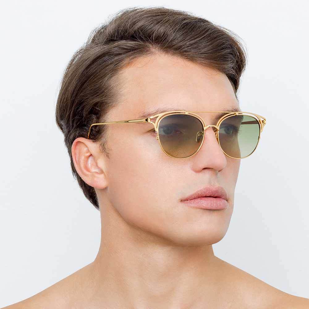 Color_LFL682C5SUN - Linda Farrow Stewart C5 Aviator Sunglasses