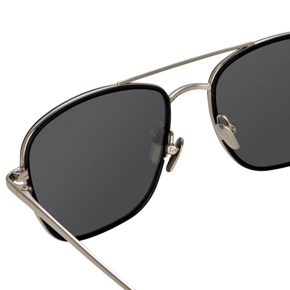 Color_LFL703C2SUN - Linda Farrow Curtis C2 Rectangular Sunglasses