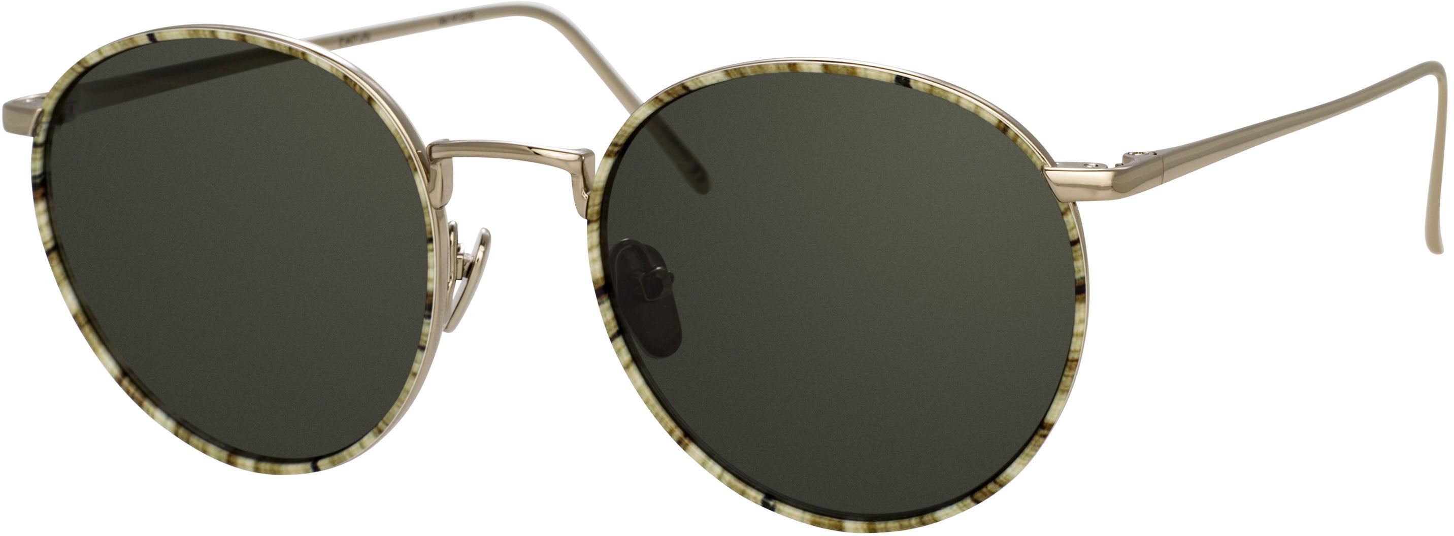 Color_LFL704C5SUN - Linda Farrow Aarons C5 Oval Sunglasses