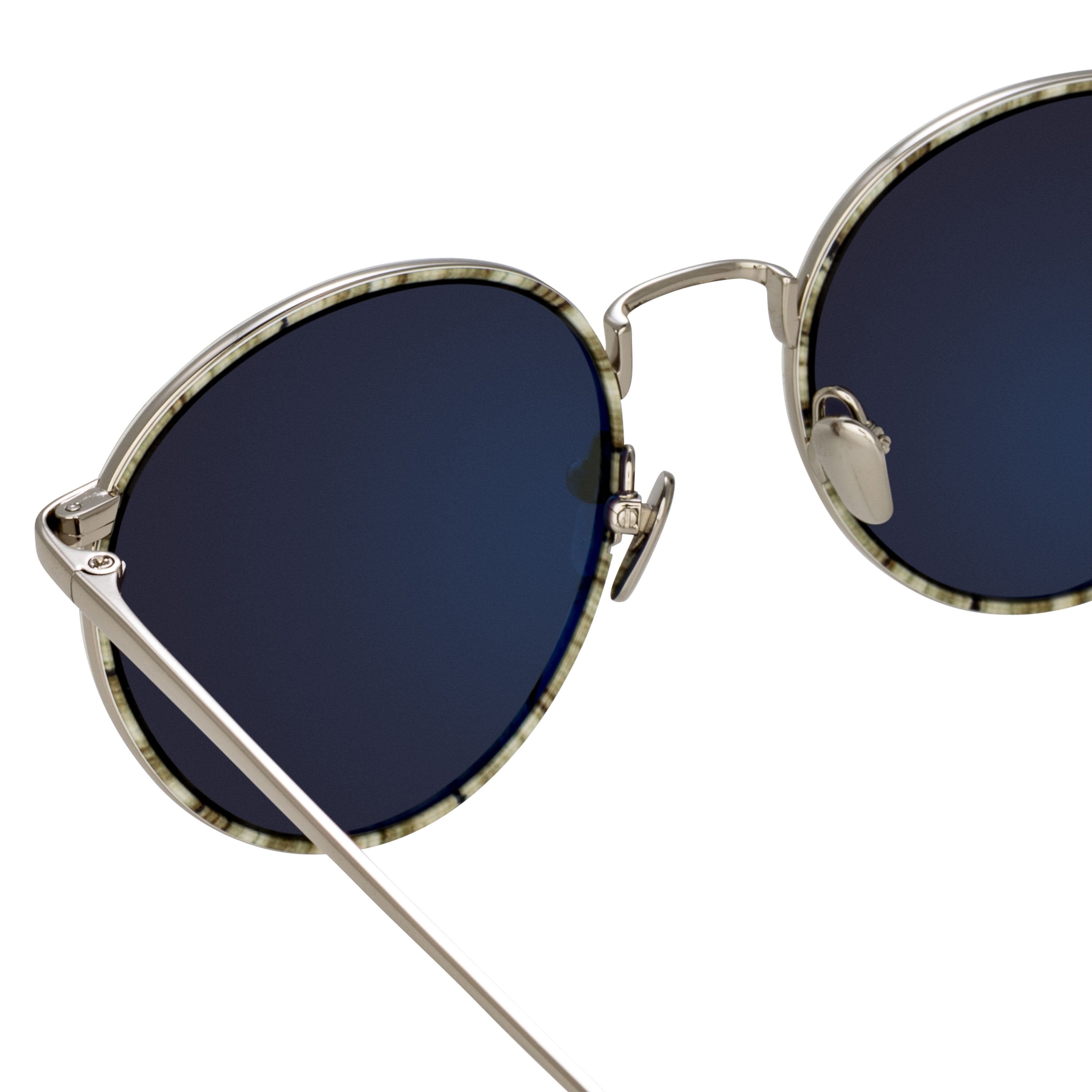 Color_LFL704C5SUN - Linda Farrow Aarons C5 Oval Sunglasses