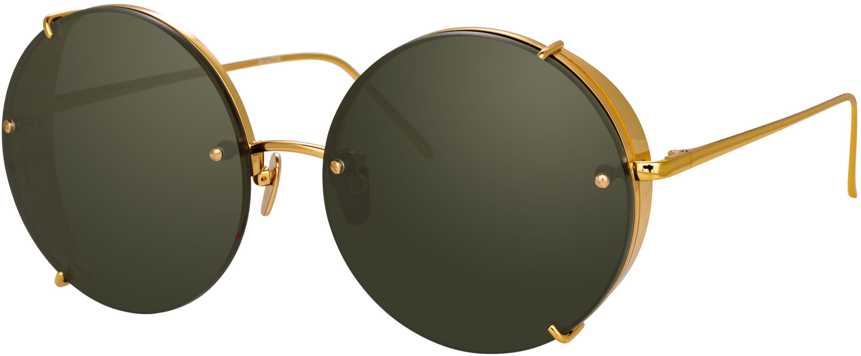 Color_LFL728C4SUN - Linda Farrow 728 C4 Round Sunglasses