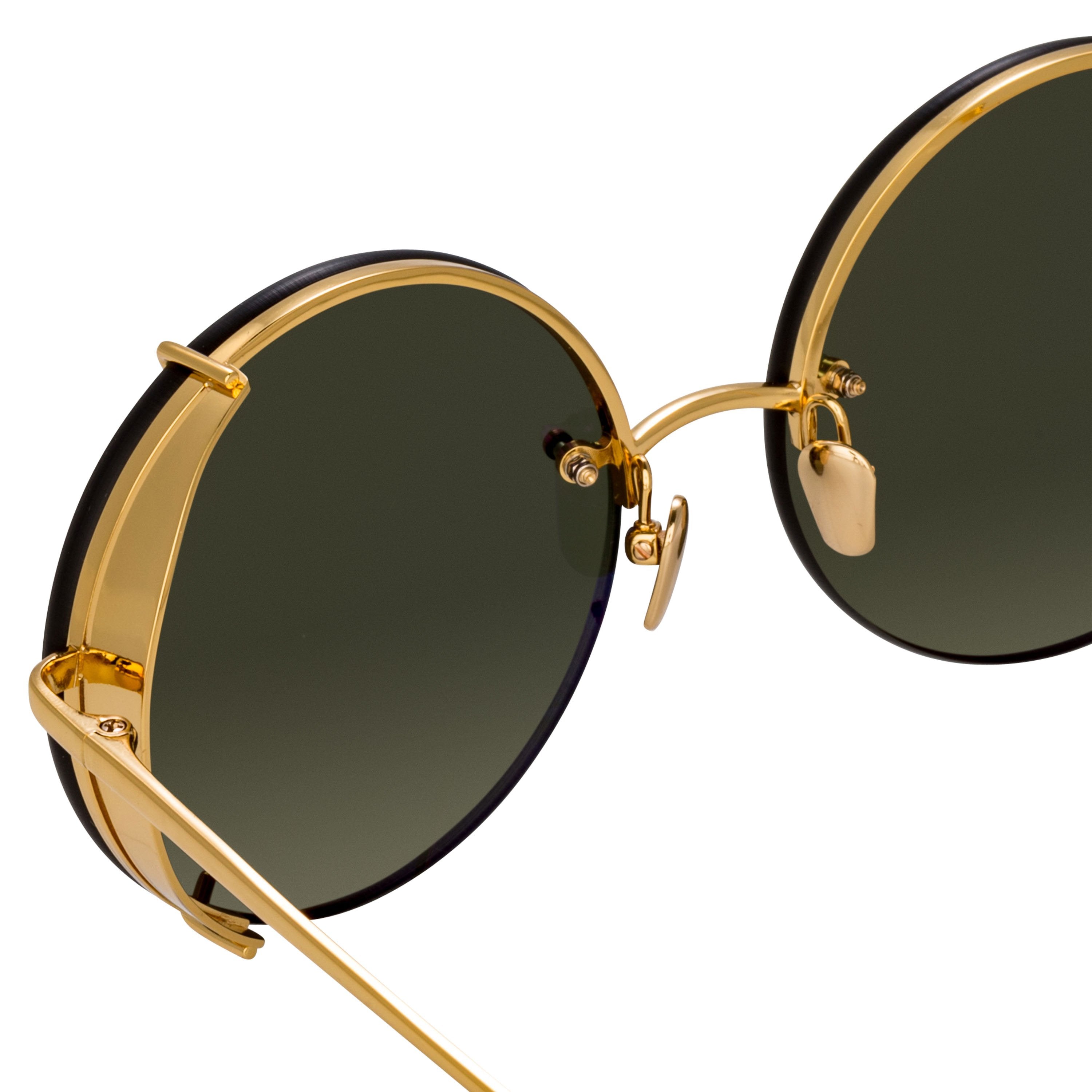 Color_LFL728C4SUN - Linda Farrow 728 C4 Round Sunglasses