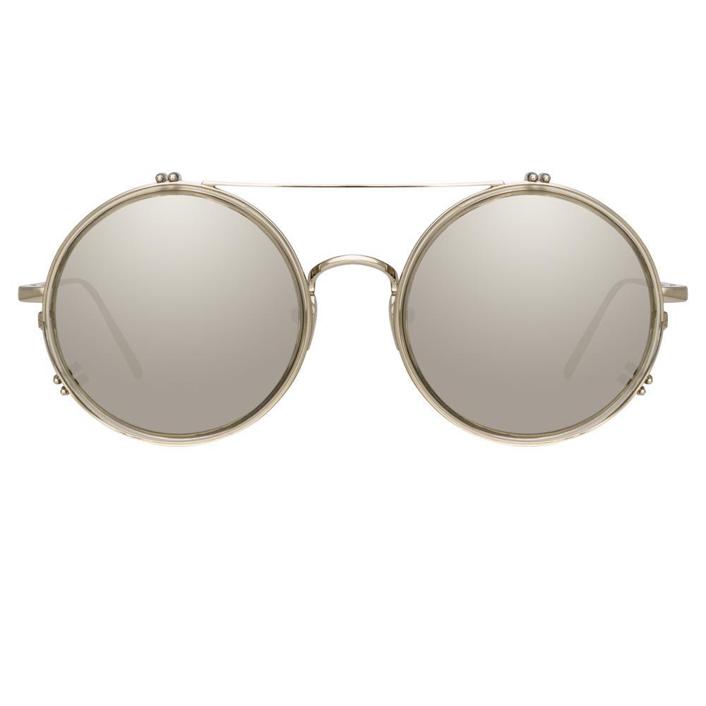 Color_LFL741C7SUN - Linda Farrow Rose C7 Round Sunglasses