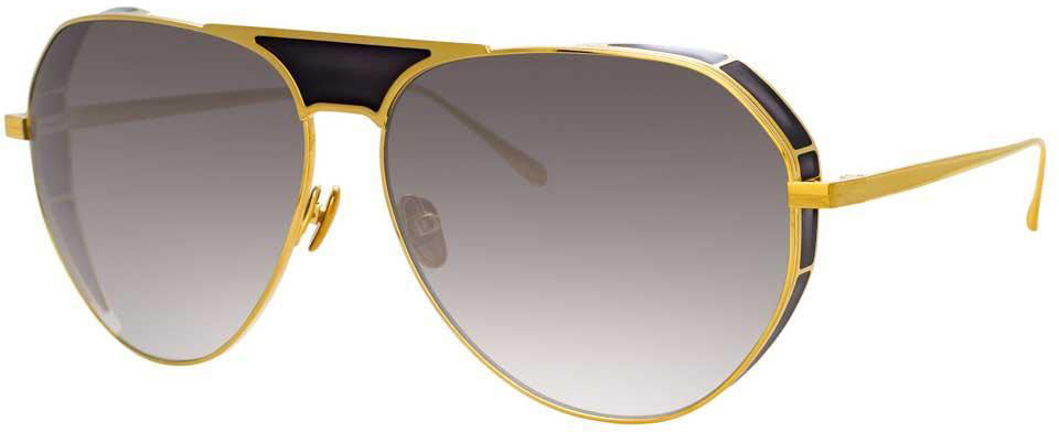 Color_LFL785C1SUN - Linda Farrow Matheson C1 Aviator Sunglasses