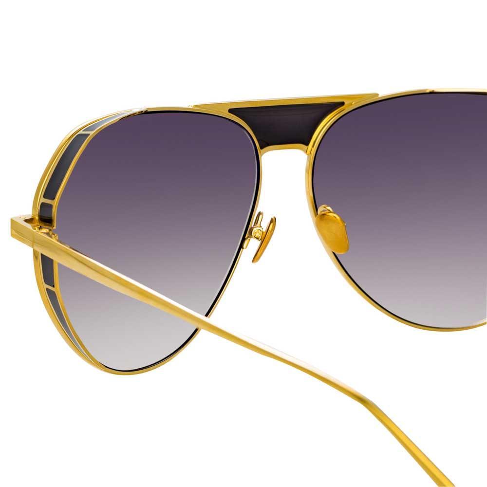 Color_LFL785C1SUN - Linda Farrow Matheson C1 Aviator Sunglasses
