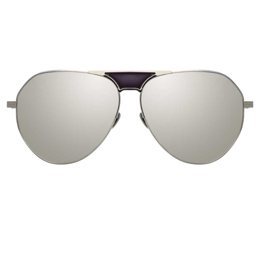 Color_LFL785C3SUN - Linda Farrow Matheson C3 Aviator Sunglasses