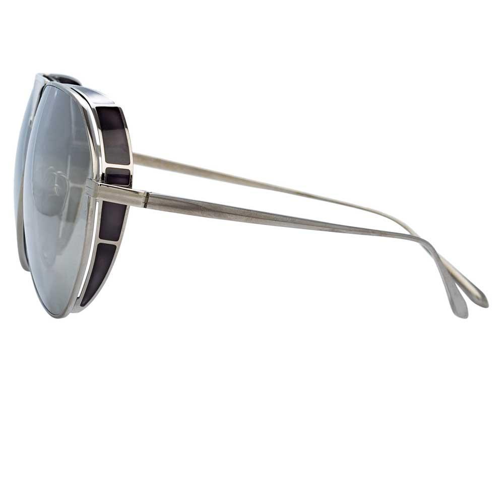 Color_LFL785C3SUN - Linda Farrow Matheson C3 Aviator Sunglasses
