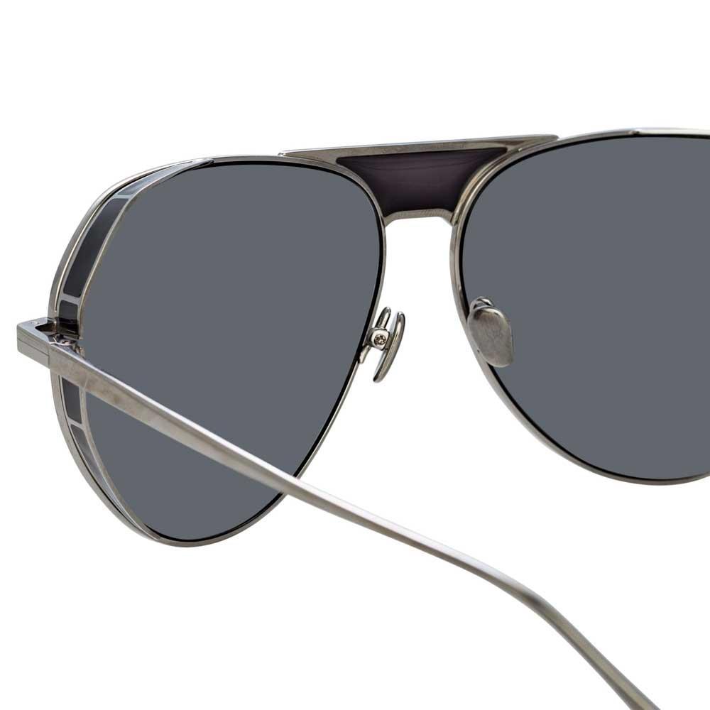 Color_LFL785C3SUN - Linda Farrow Matheson C3 Aviator Sunglasses