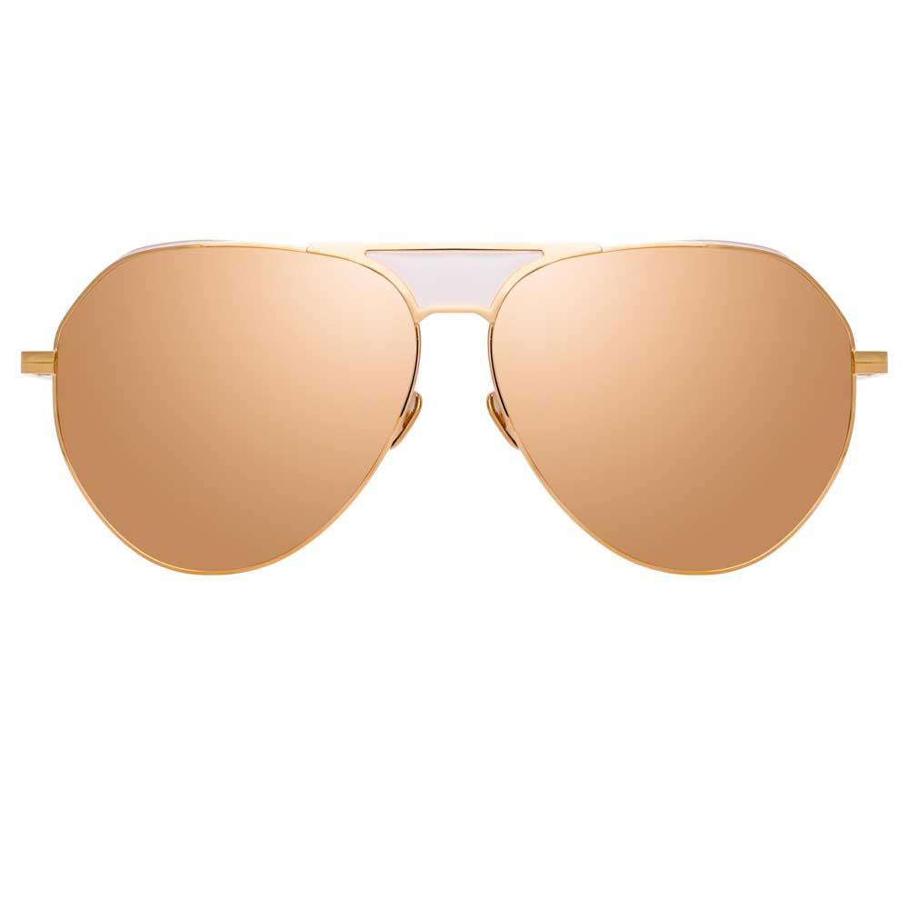 Color_LFL785C5SUN - Linda Farrow Matheson C5 Aviator Sunglasses