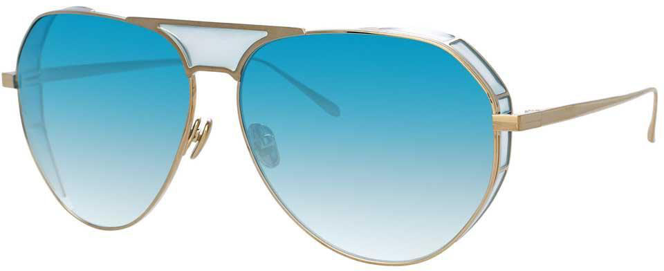 Color_LFL785C7SUN - Linda Farrow Matheson C7 Aviator Sunglasses
