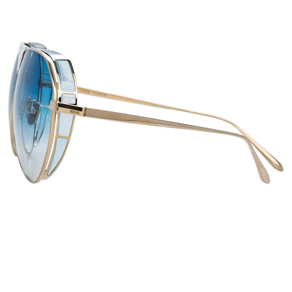 Color_LFL785C7SUN - Linda Farrow Matheson C7 Aviator Sunglasses