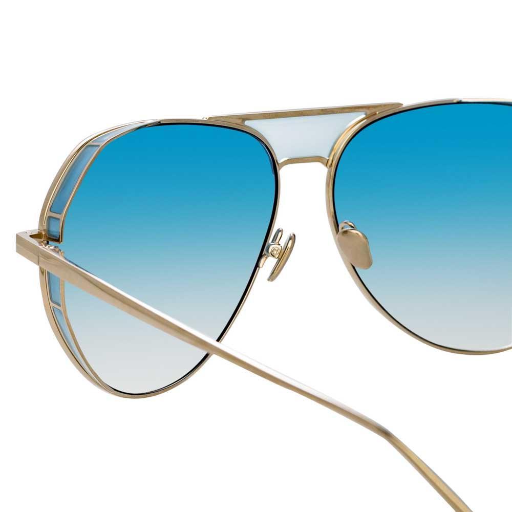 Color_LFL785C7SUN - Linda Farrow Matheson C7 Aviator Sunglasses