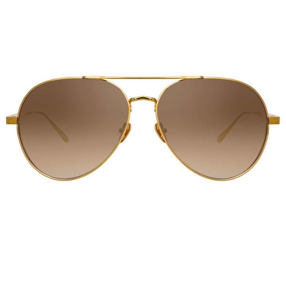 Color_LFL792C4SUN - Linda Farrow Elgin C4 Aviator Sunglasses