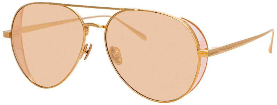 Color_LFL792C6SUN - Linda Farrow Elgin C6 Aviator Sunglasses