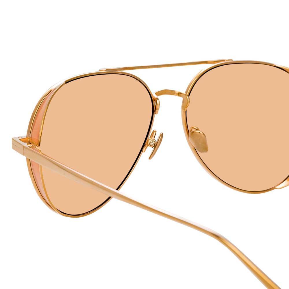Color_LFL792C6SUN - Linda Farrow Elgin C6 Aviator Sunglasses