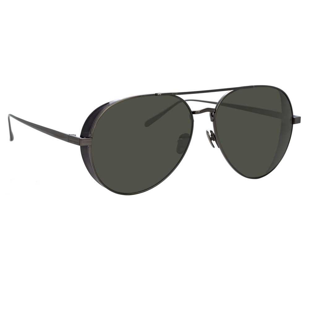 Color_LFL792C7SUN - Linda Farrow Elgin C7 Aviator Sunglasses