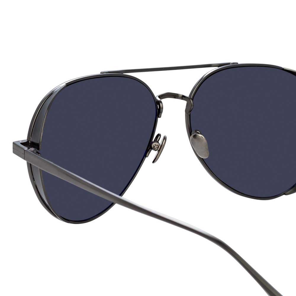 Color_LFL792C7SUN - Linda Farrow Elgin C7 Aviator Sunglasses