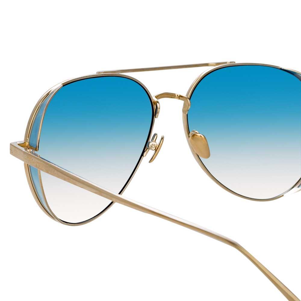 Color_LFL792C8SUN - Linda Farrow Elgin C8 Aviator Sunglasses