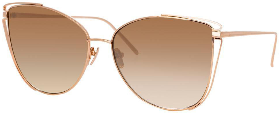 Color_LFL809C5SUN - Linda Farrow Amina C5 Cat Eye Sunglasses