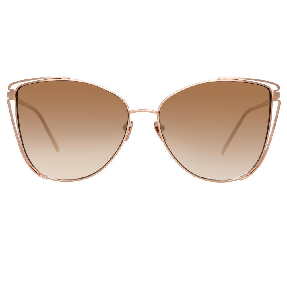 Color_LFL809C5SUN - Linda Farrow Amina C5 Cat Eye Sunglasses