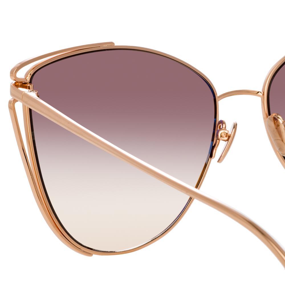 Color_LFL809C5SUN - Linda Farrow Amina C5 Cat Eye Sunglasses