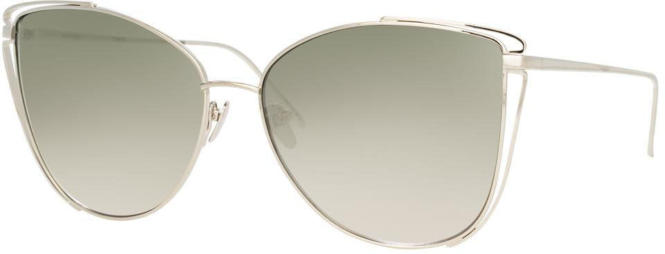 Color_LFL809C7SUN - Linda Farrow Amina C7 Cat Eye Sunglasses