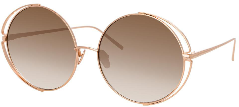 Color_LFL816C5SUN - Linda Farrow Farah C5 Round Sunglasses